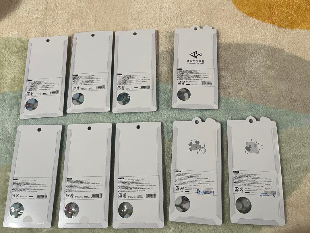 正規品　すみだ水族館　ぷかぷか　水族館限定　ボンボンドロップシール　6枚セット