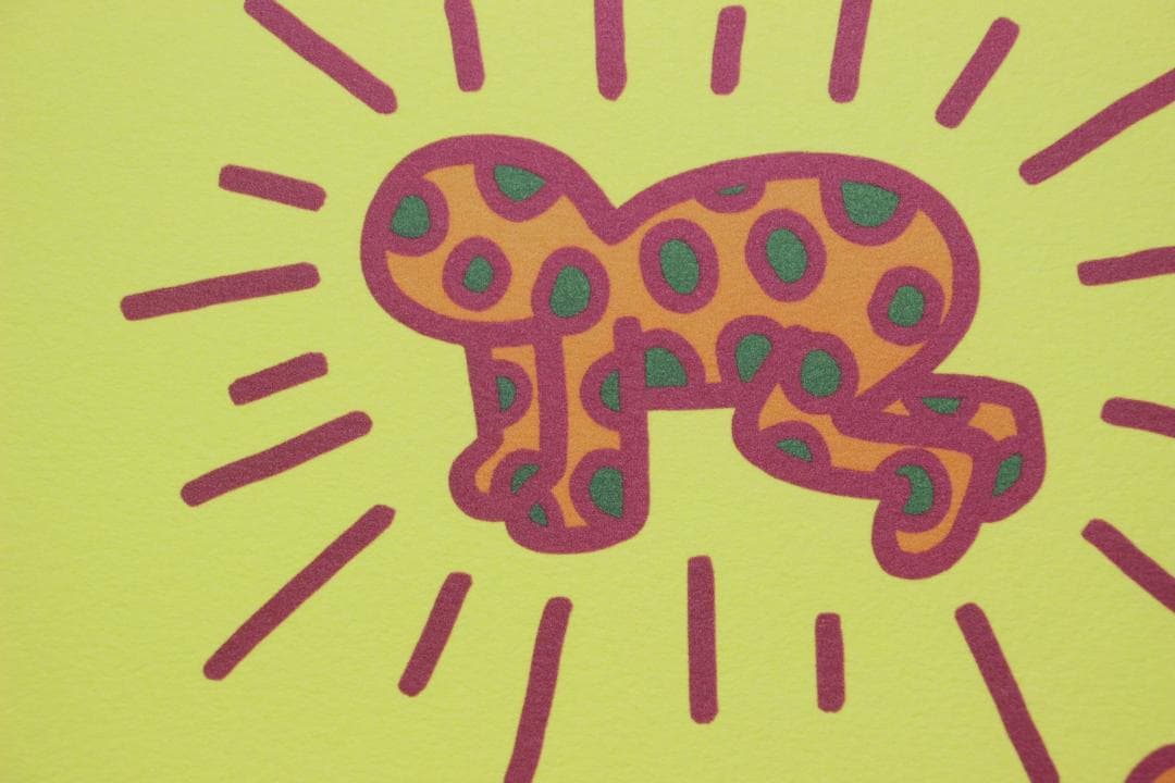 キース・ヘリング Untitled エスタンプリトグラフ 3/250