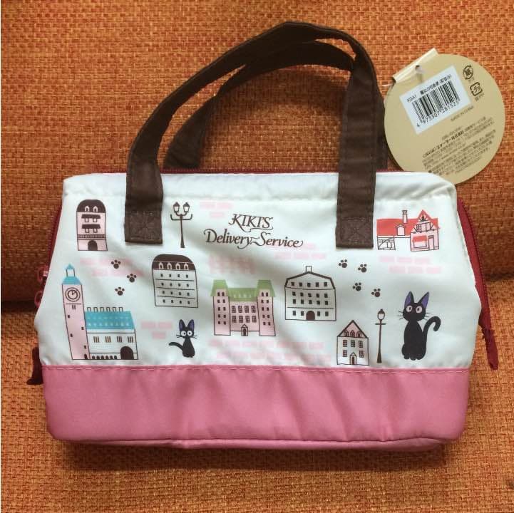 スケーター KGA1 魔女の宅急便 町並み ジジ がま口ランチバッグ M ジブリ