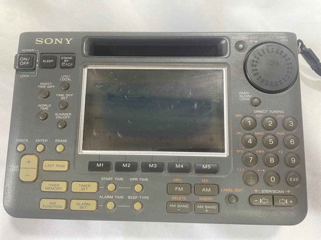 訳あり　SONY ソニー　ICF-SW55 ラジオ FM AM