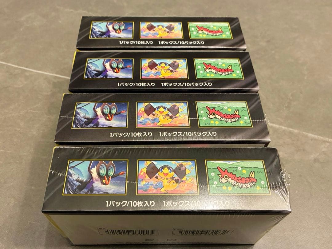 ポケモンカードゲーム　MEGAドリームex シュリあり　シュリなし4boxセット