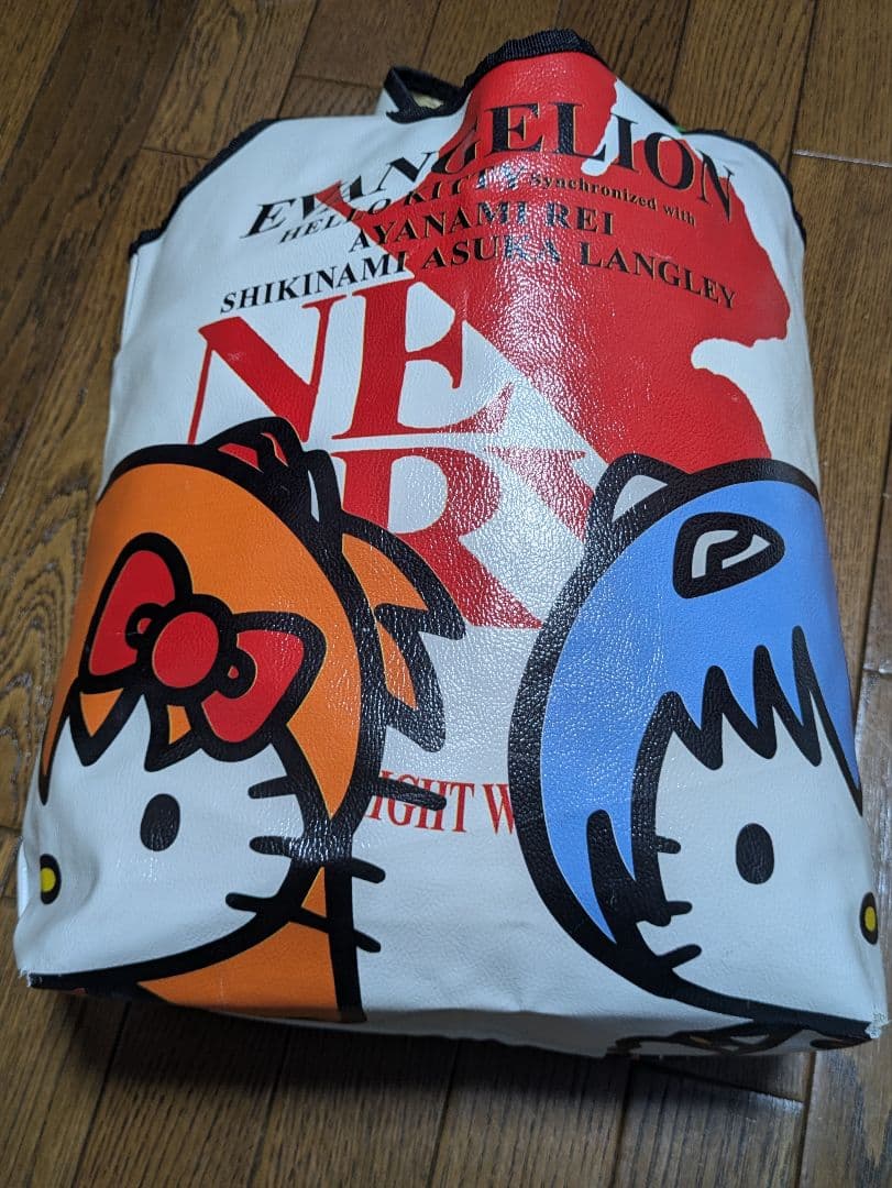 【激レア】エヴァ×ハローキティ コラボ トートバッグ レイ＆アスカ 2012