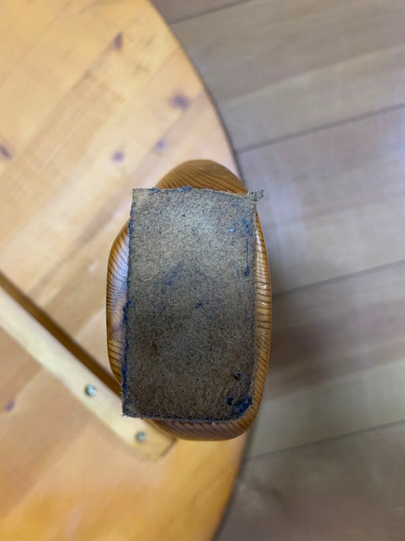 NITORI ニトリ スコッチ100 円卓 テーブル 天然木 折りたたみ