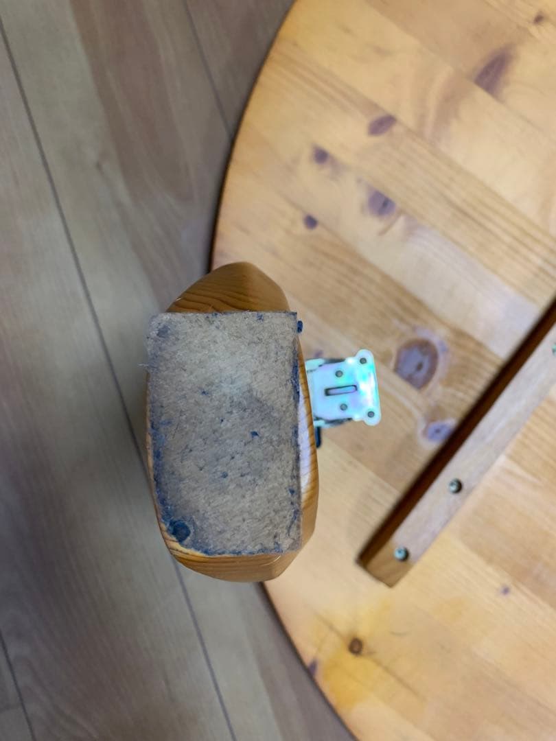 NITORI ニトリ スコッチ100 円卓 テーブル 天然木 折りたたみ