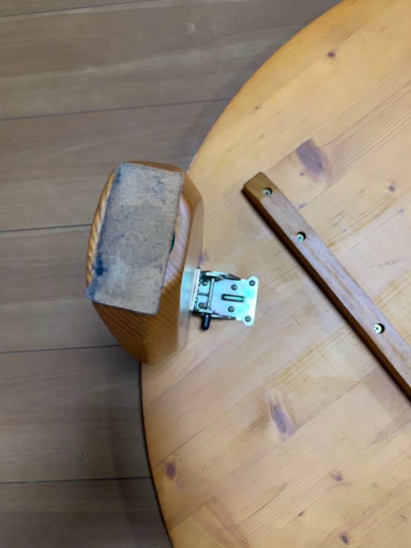 NITORI ニトリ スコッチ100 円卓 テーブル 天然木 折りたたみ