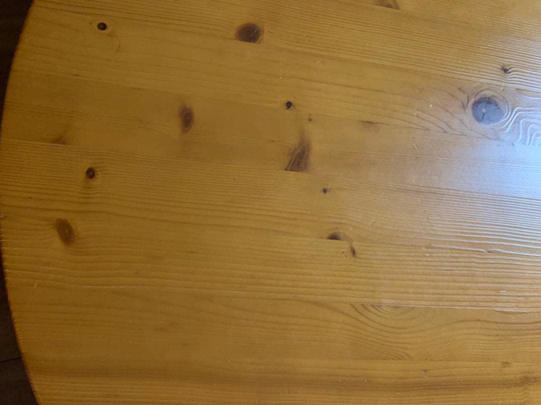 NITORI ニトリ スコッチ100 円卓 テーブル 天然木 折りたたみ