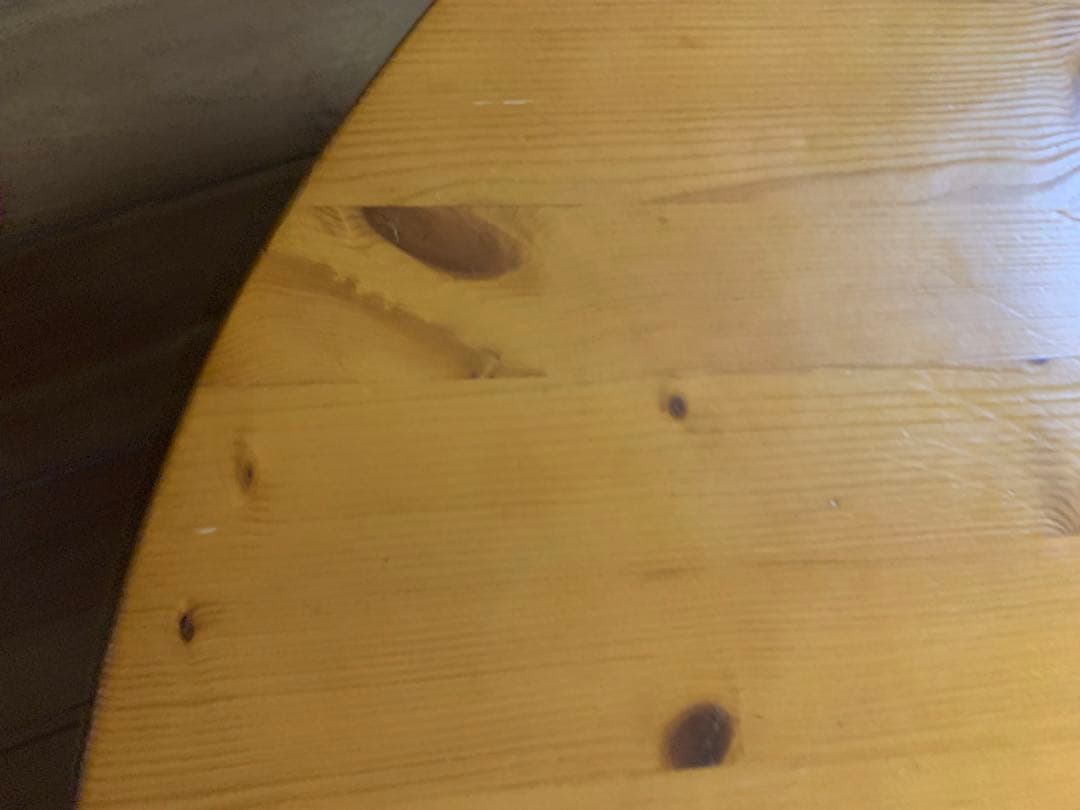 NITORI ニトリ スコッチ100 円卓 テーブル 天然木 折りたたみ