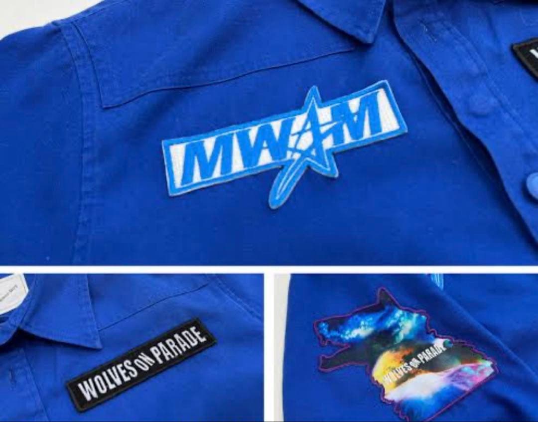 MAN WITH A MISSION 2024福袋 戦闘服 7分袖 M ブルー