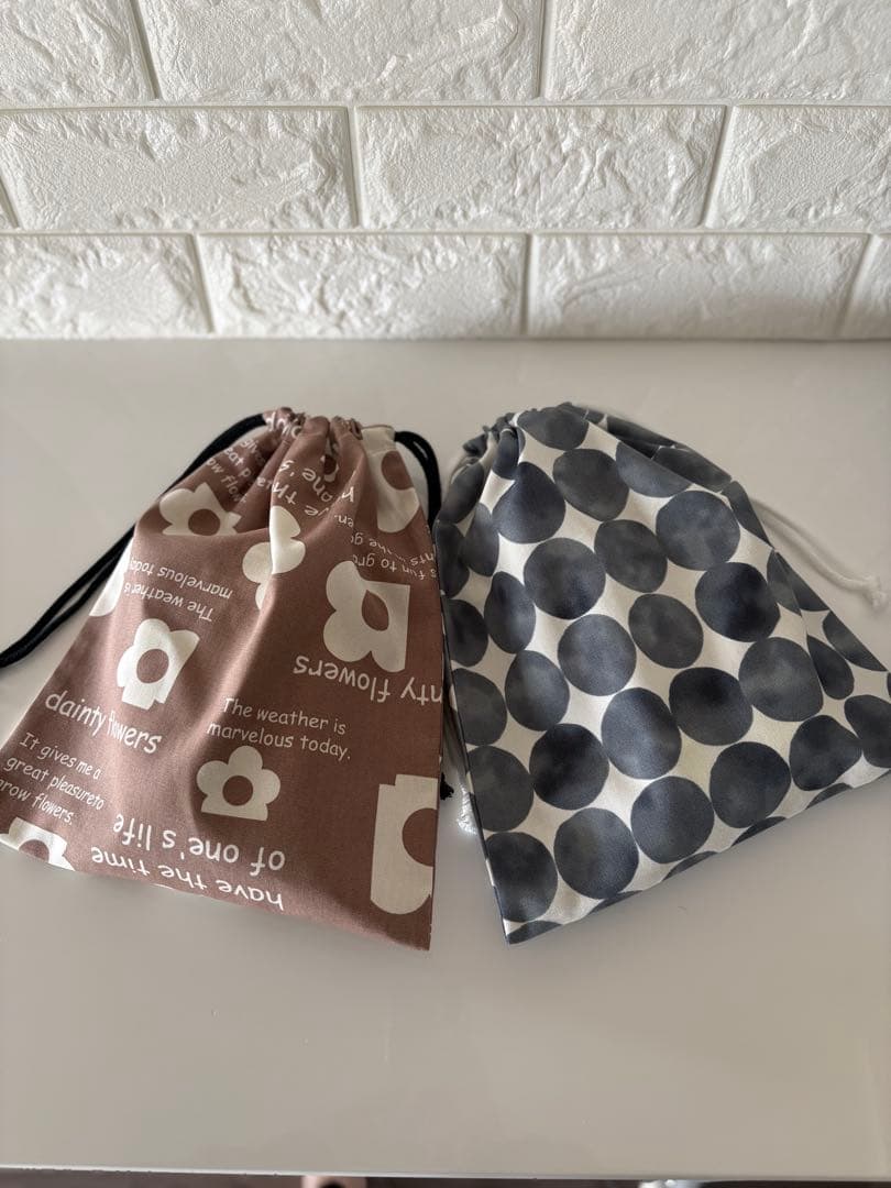 みかんちゃんママ様リクエスト　キッズエプロン　三角巾　160 サイズ　2組