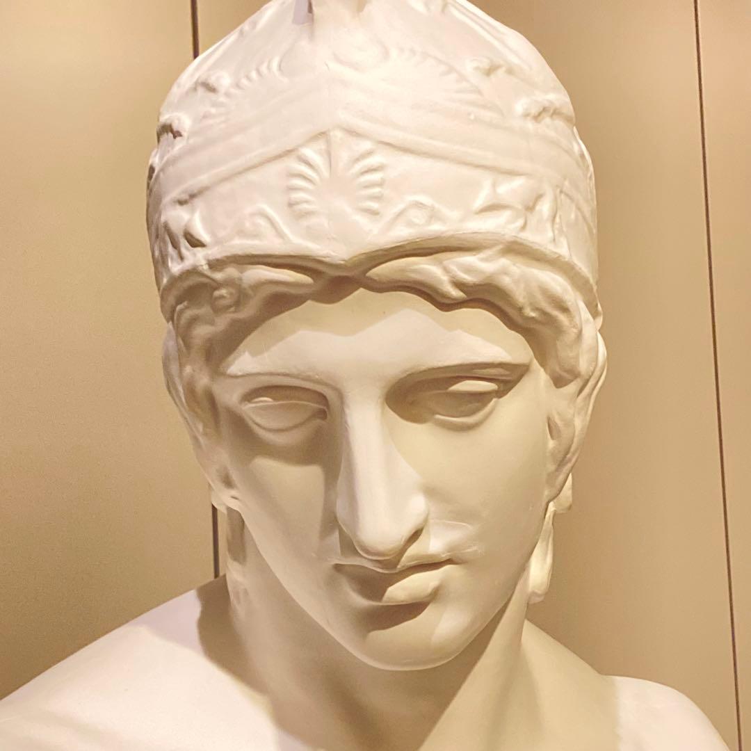 闘神　マルス胸像　石膏像