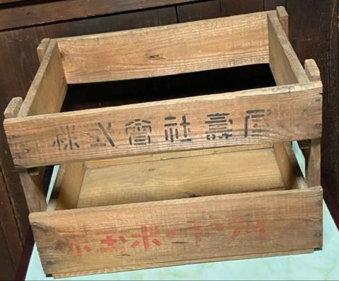 【昭和レトロ】壽屋木箱【希少品】