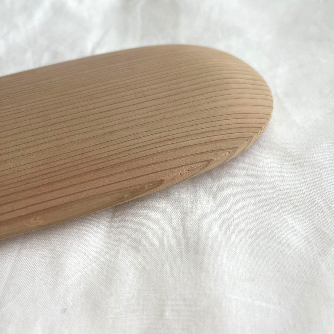 柴田慶信商店　バターケース　曲げわっぱ　木製　マゲワ　小判　バターナイフ