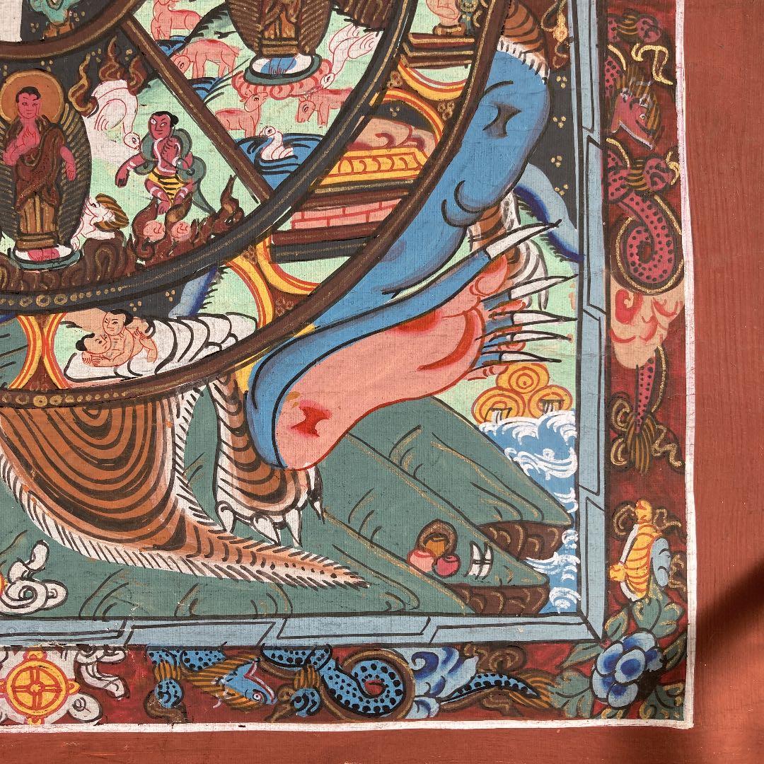 タンカペイント　六道輪廻