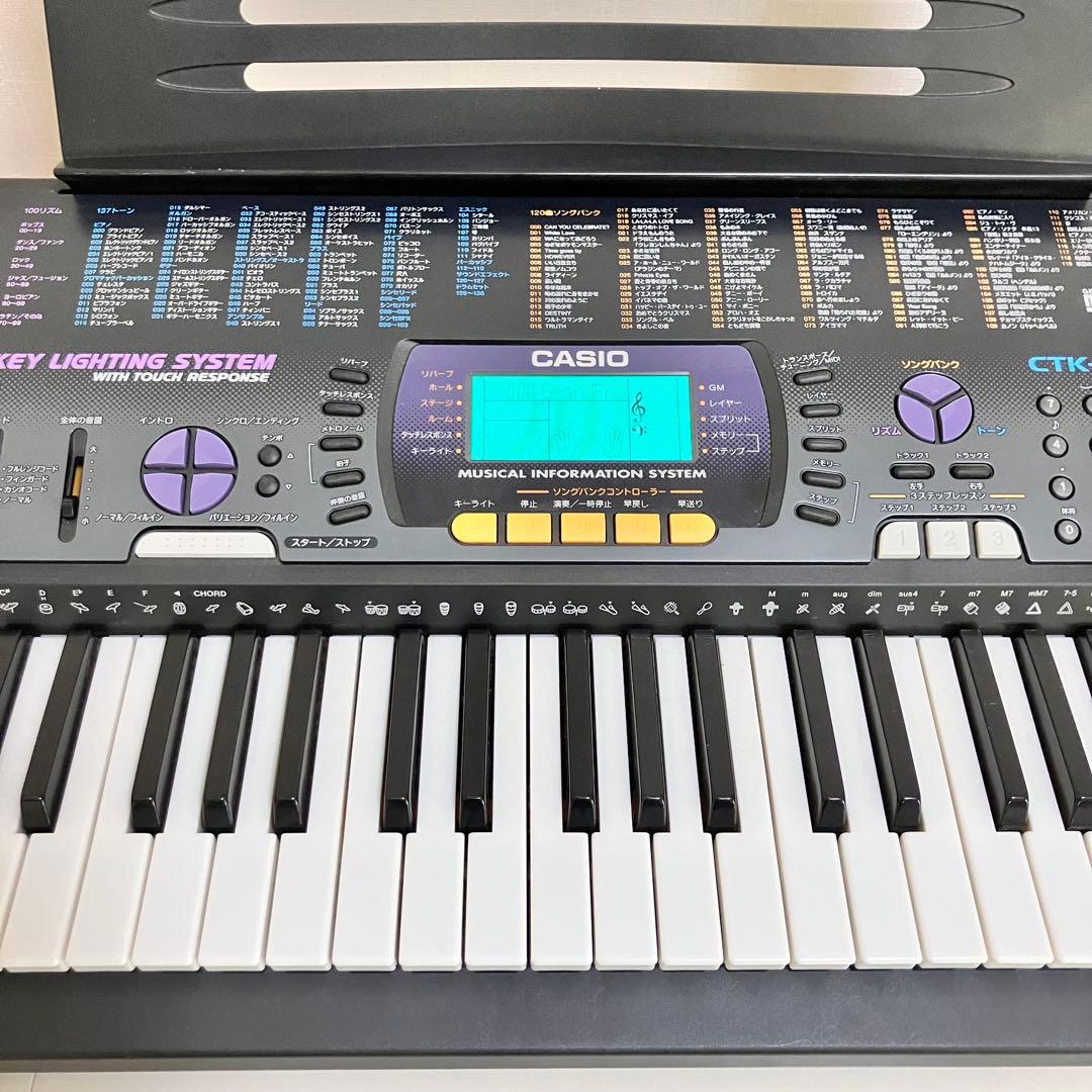 【動作良好】 CASIO CTK-660L キーボード 光ナビゲーション