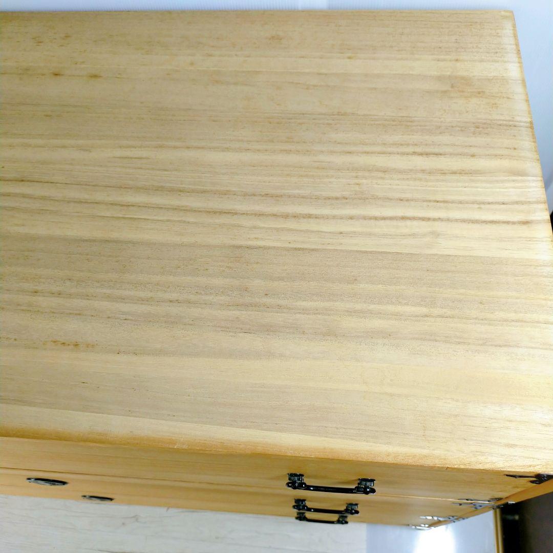 ヴィンテージ 桐箪笥 天然木 整理箪笥 引出収納 木製 和タンス チェスト②