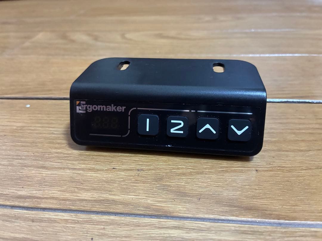 【美品】Ergomaker 昇降デスク脚のみ　ブラック