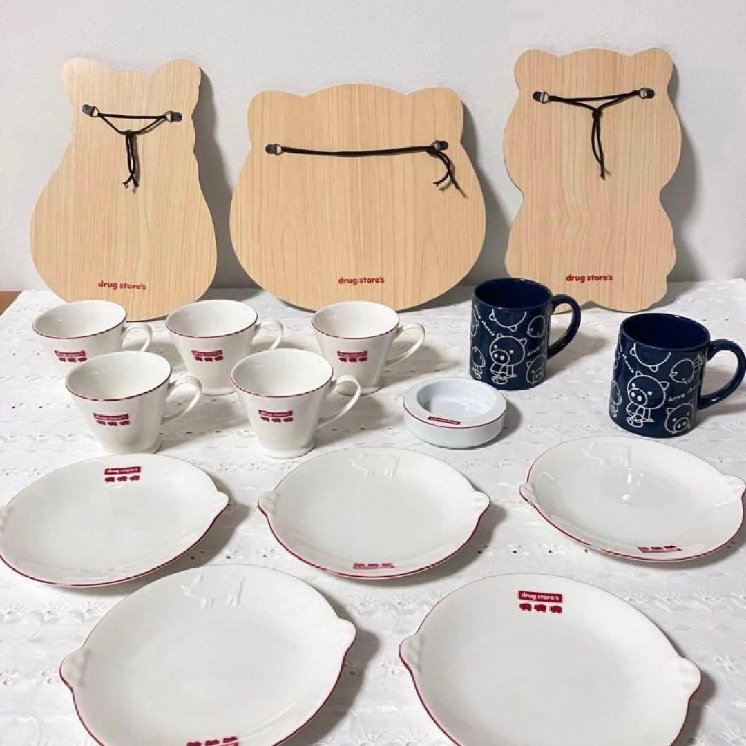 drug store's ミラー&カップ＆プレート＆ミニトレイ&マグカップ