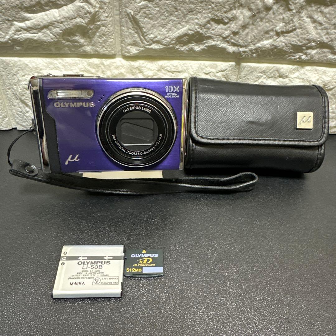 美品　オリンパス　OLYMPUS μ-9000 動作確認済　xd カード付き