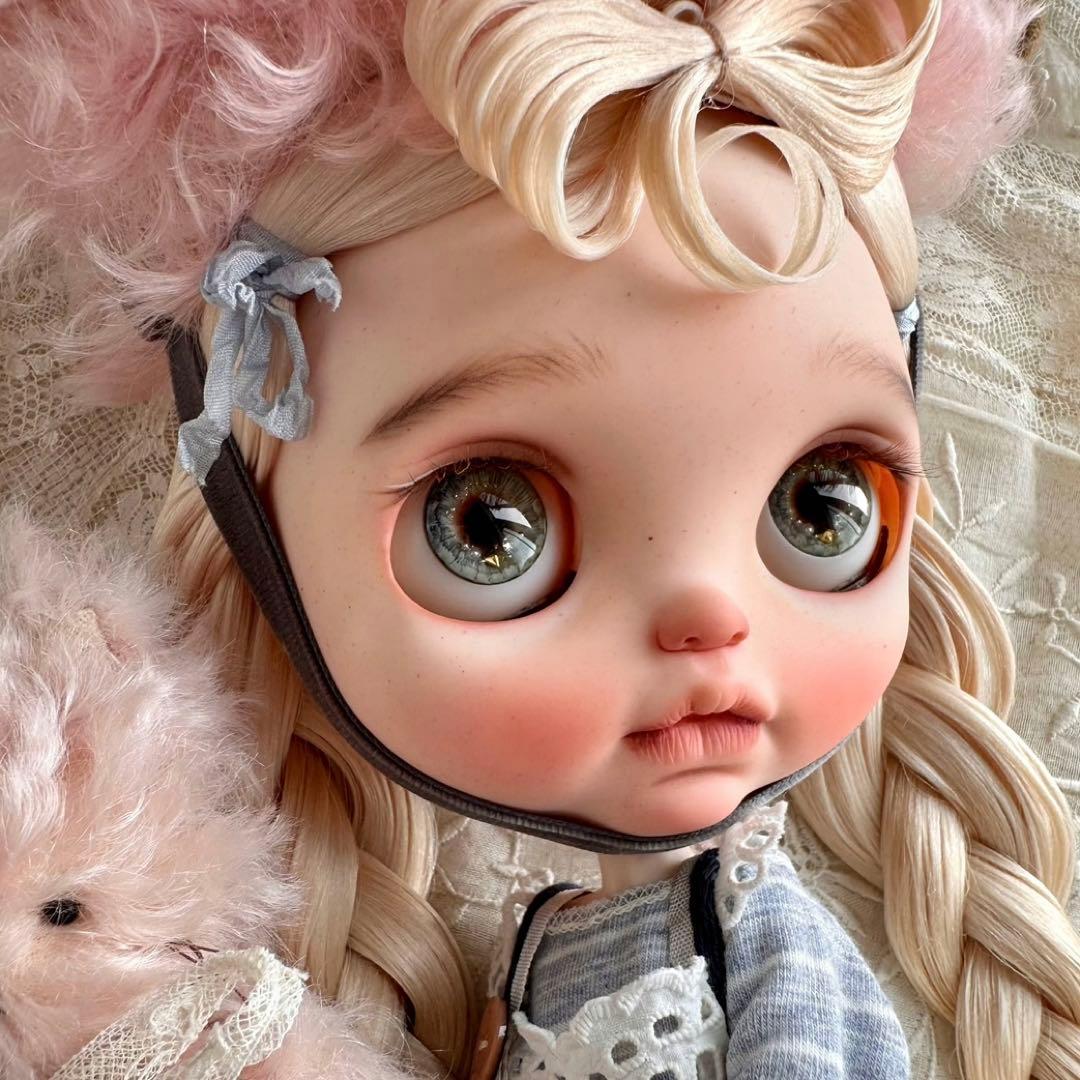 カスタムブライス 人形 海外作家様 かわいい 桃子ちゃん BabyFace