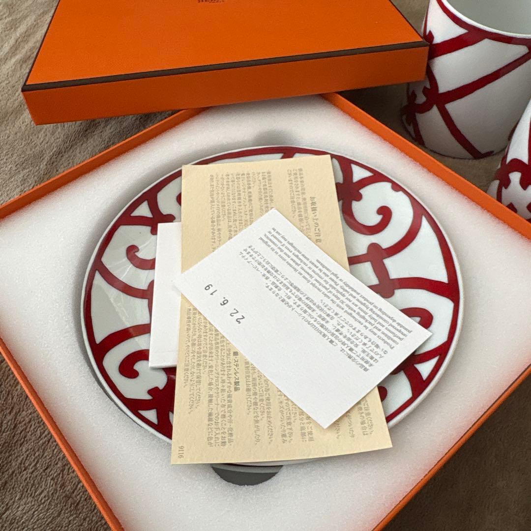 新品❣️４点セット正規HERMES ガダルキヴィールプレート＆カップ
