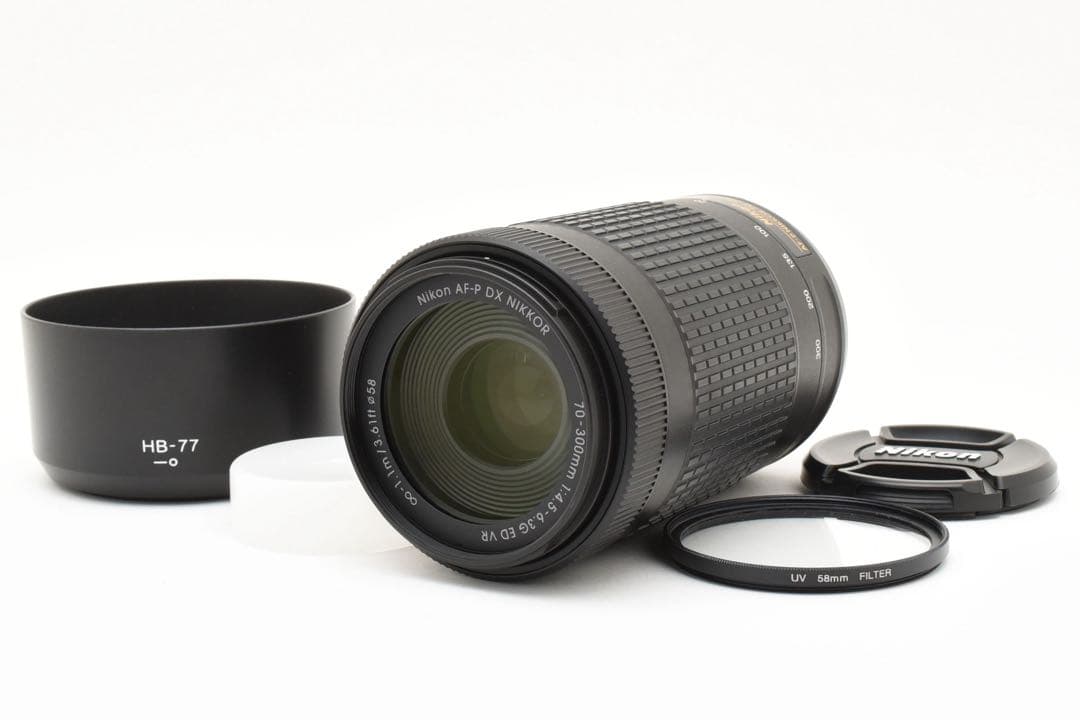 美品　Nikon AF-P 70-300mm 望遠ズームレンズ