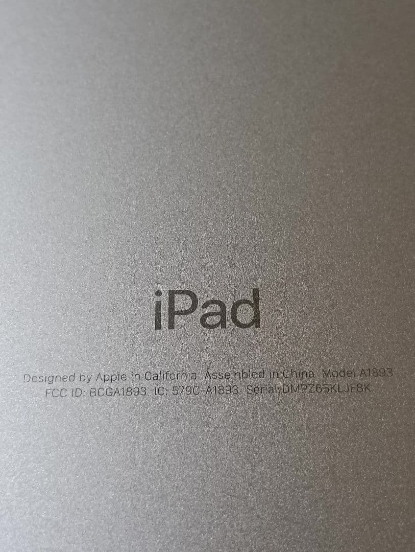 超美品 iPad 第6世代 バッテリー99%
