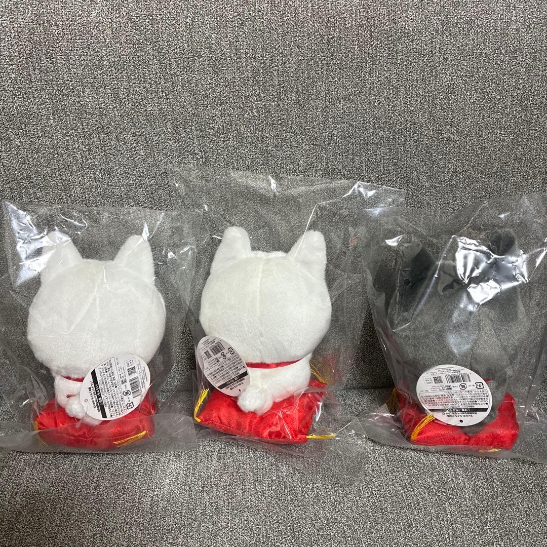 【新品、メルカリ便】ちいかわ　もぐもぐ本舗　伏見稲荷なぬいぐるみ　3点セット