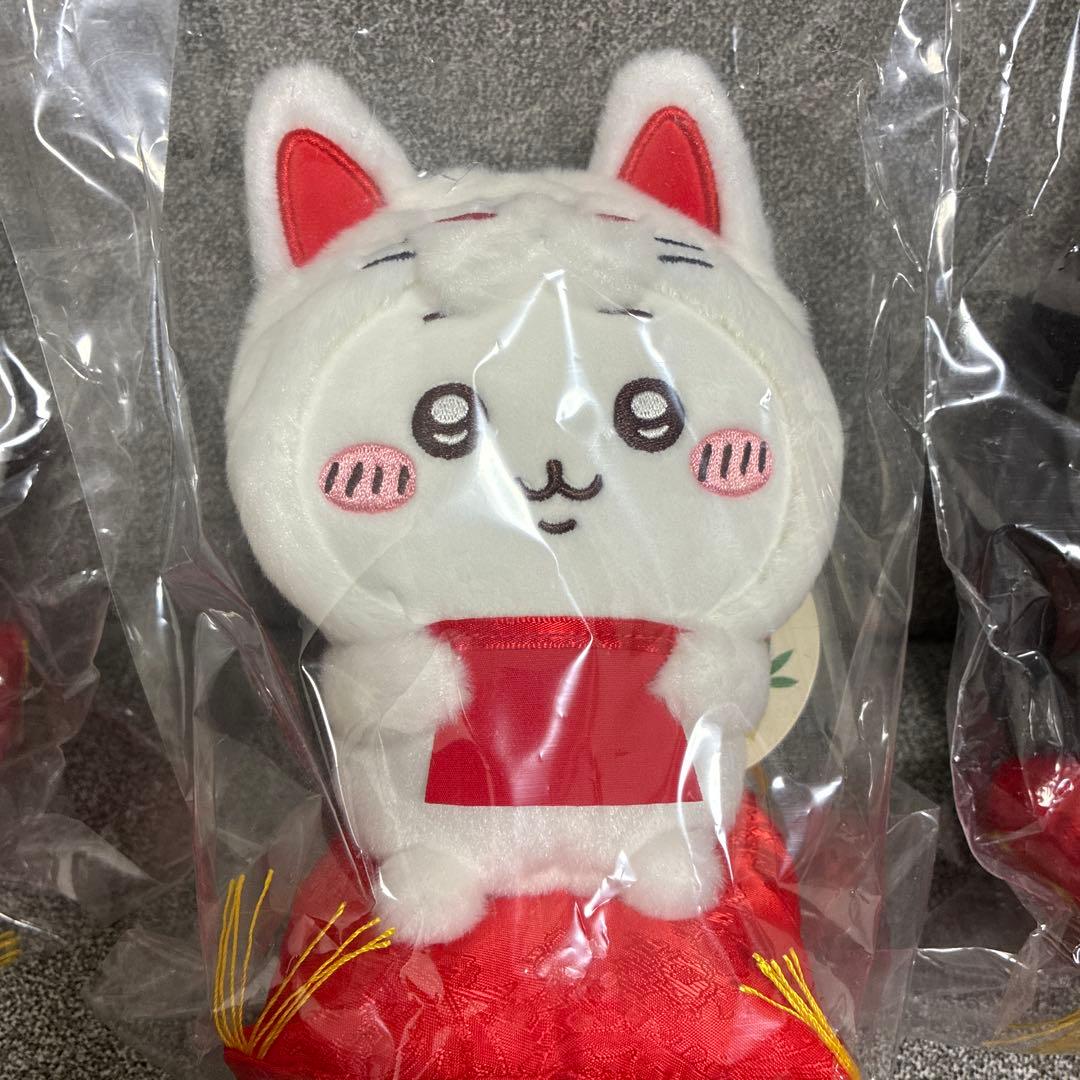 【新品、メルカリ便】ちいかわ　もぐもぐ本舗　伏見稲荷なぬいぐるみ　3点セット