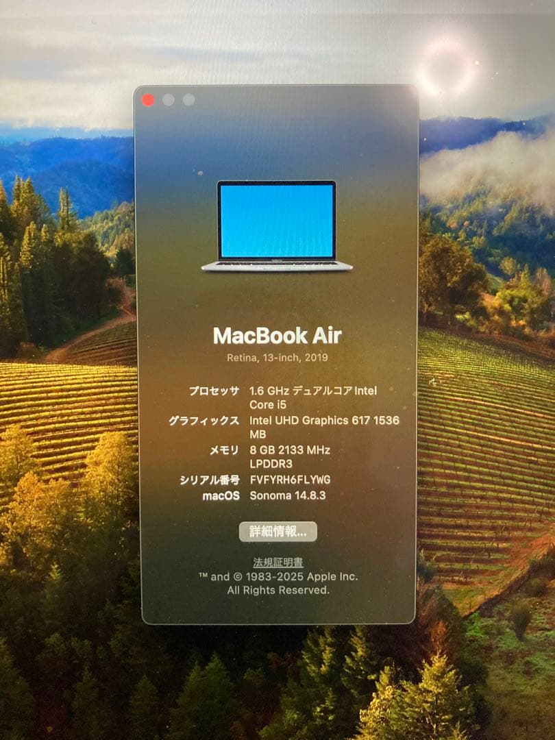 即日発送 Apple MacBook 13インチ スペースグレー 2019年