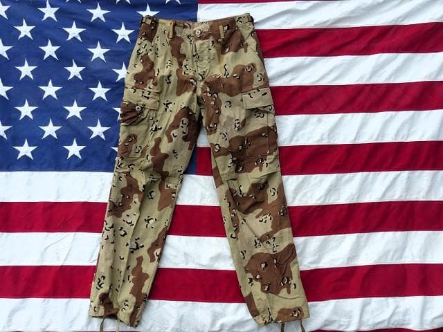 90s レア! 実物 デザート６カラー BDUパンツ S-S チョコチップ 46