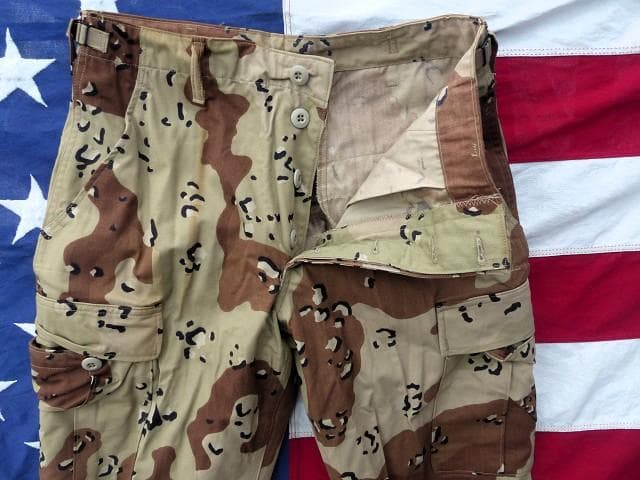 90s レア! 実物 デザート６カラー BDUパンツ S-S チョコチップ 46