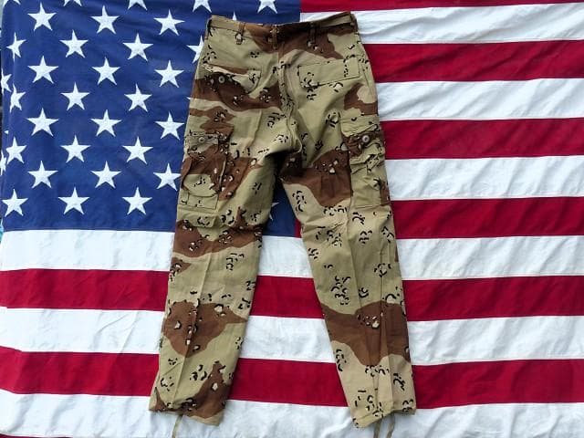 90s レア! 実物 デザート６カラー BDUパンツ S-S チョコチップ 46