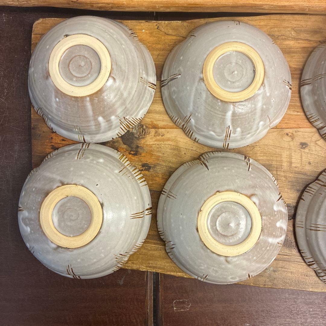 新品　陶器　陶芸作家　深鉢9枚　662