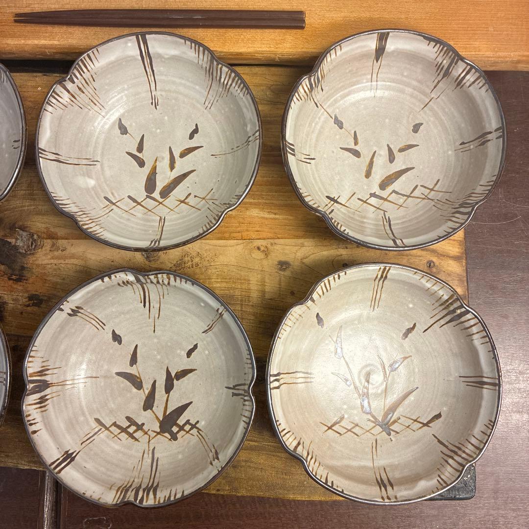 新品　陶器　陶芸作家　深鉢9枚　662