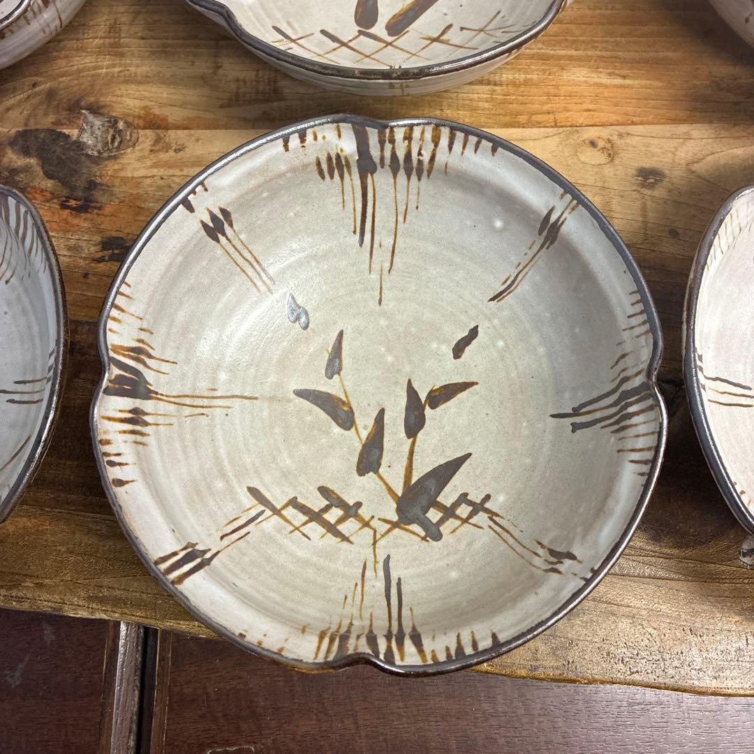 新品　陶器　陶芸作家　深鉢9枚　662