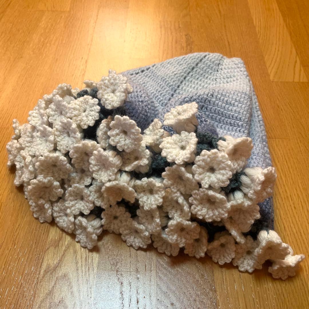 花束ブランケット ブーケブランケット フラワーブランケット スズラン 72cm