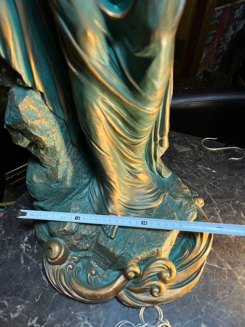 女神像、ブロンズ風女神像、女神ブロンズ風置物、92センチ、FRP製