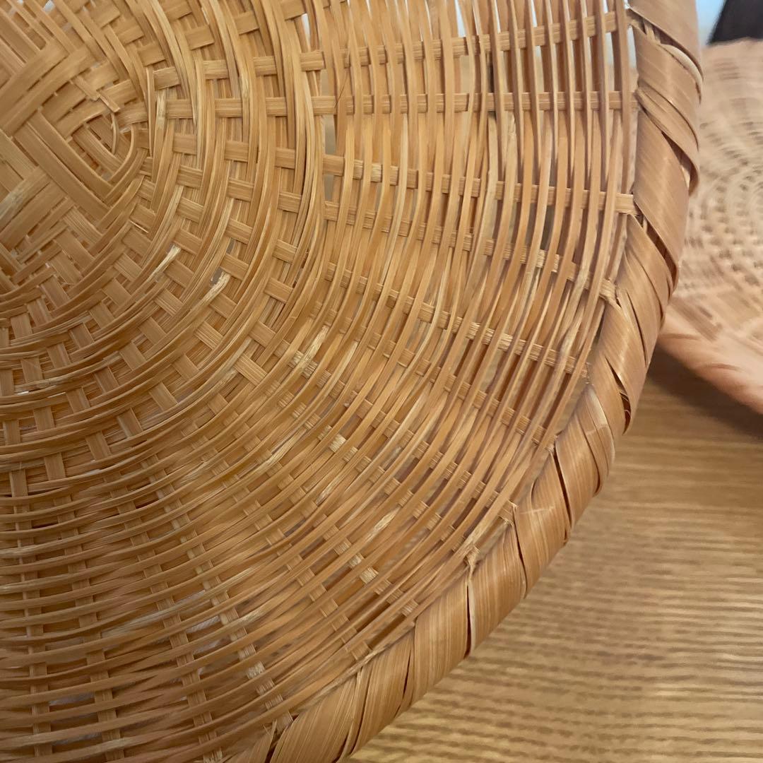 竹製 丸型ざる23.5cm 盛ざる　ザル　盛りざる　器　ナチュラル　丸ざる