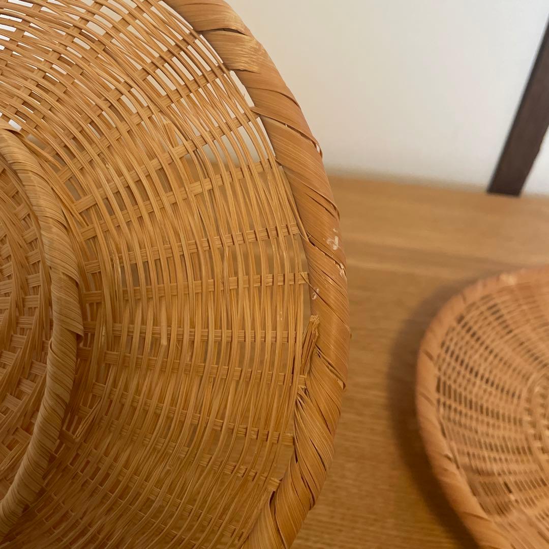 竹製 丸型ざる23.5cm 盛ざる　ザル　盛りざる　器　ナチュラル　丸ざる