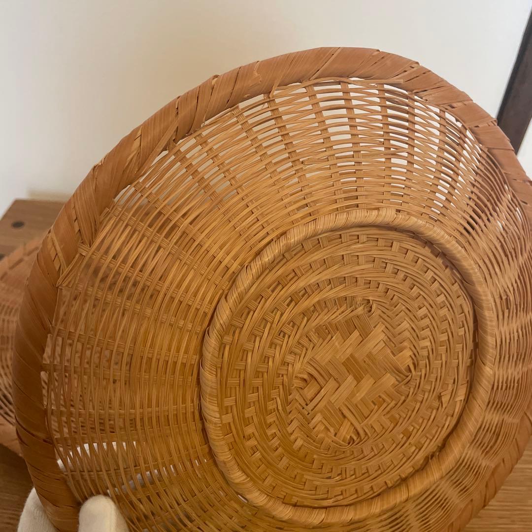 竹製 丸型ざる23.5cm 盛ざる　ザル　盛りざる　器　ナチュラル　丸ざる