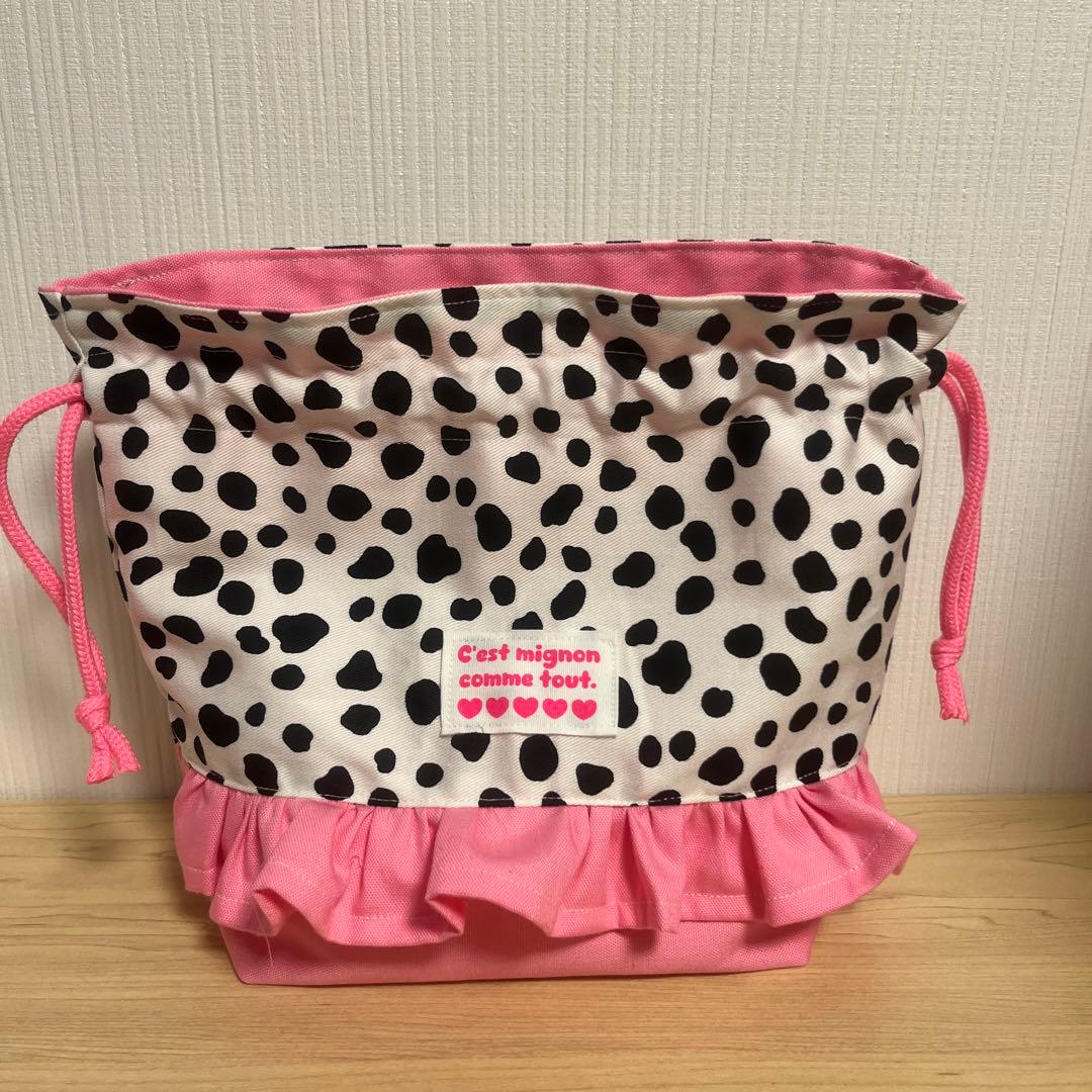 【セール】入園入学　5点セット　ダルメシアン柄