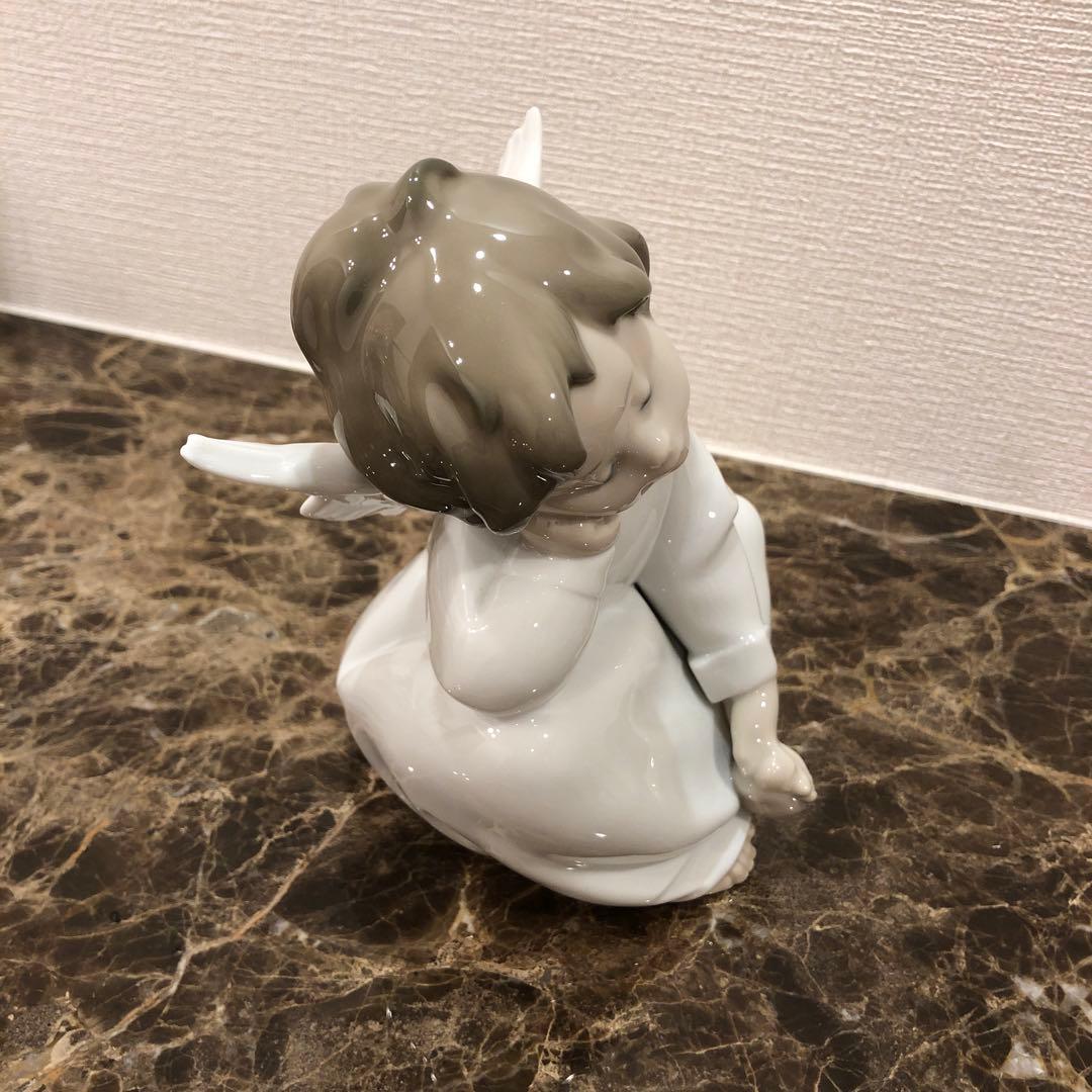 リヤドロ　天使の考えごと　なんとかなるよ　置物①