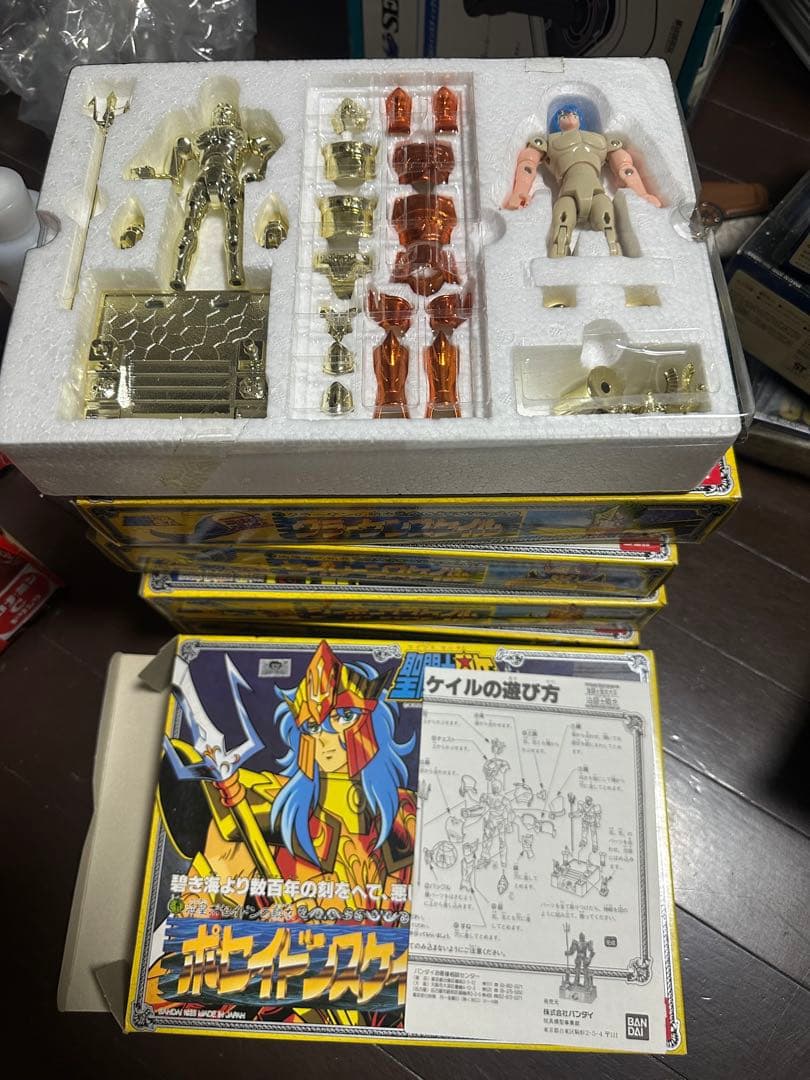 聖闘士聖衣大系　海闘士鱗衣　セイントクロスシリーズマリーナスケイルセット 8体