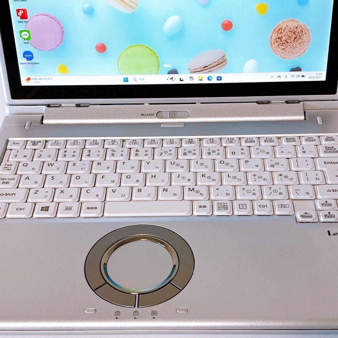 累積1110時間で外装良好✨パナソニックレッツノートCF-XZ6 タブレット