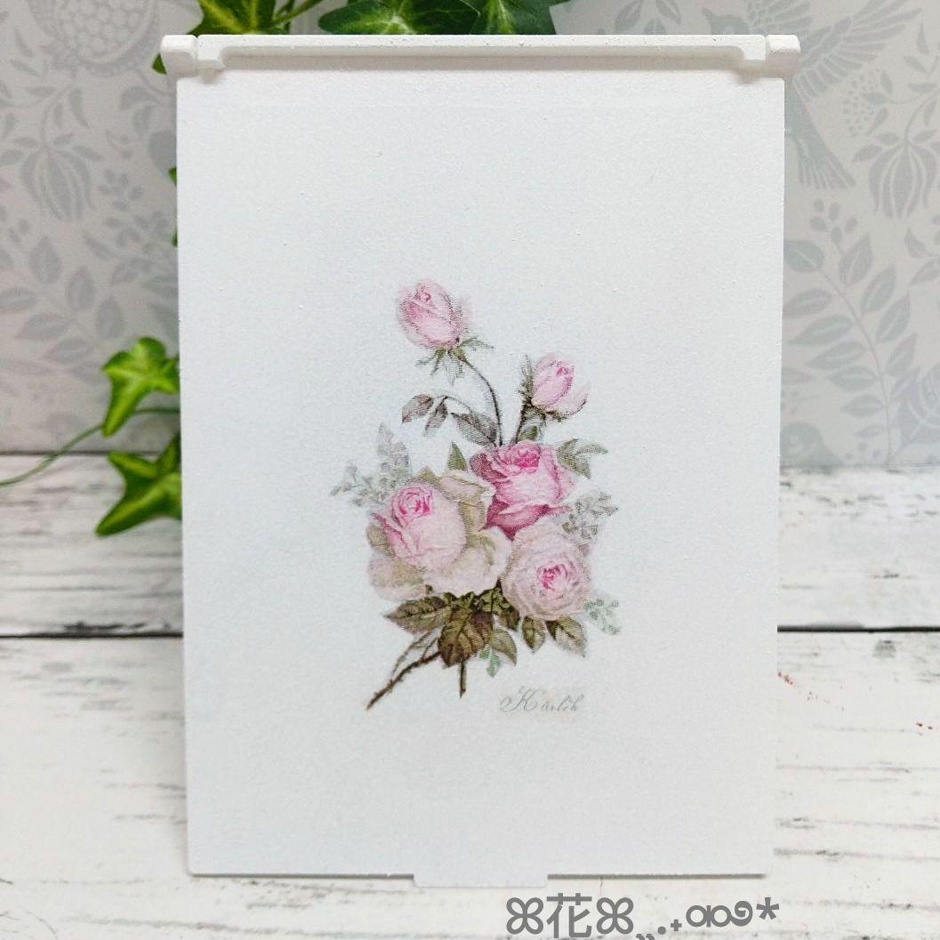 ❤︎sale❤︎デコパージュ ꔛ‬ꕤインテリア雑貨♡コンパクトミラー♡リメイク