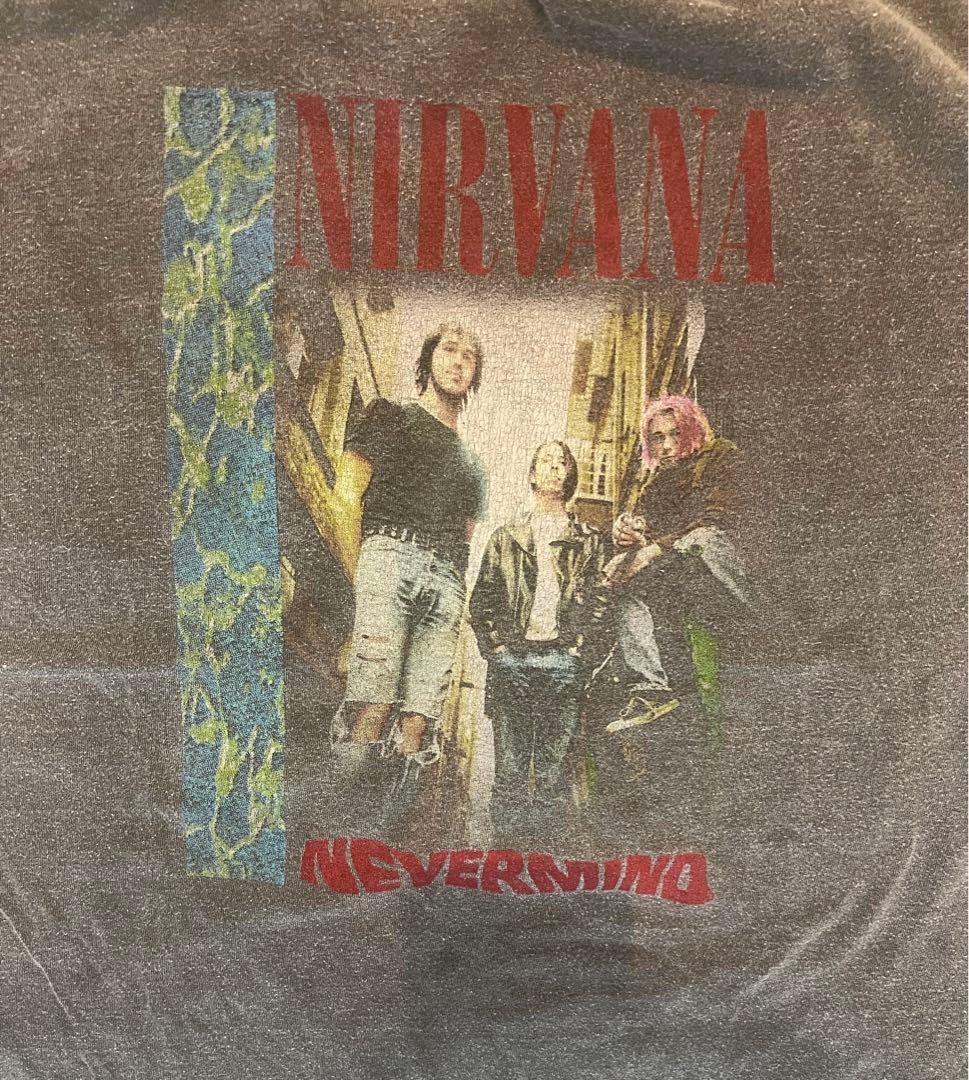 NIRVANA オフィシャル NEVER MIND フォト Tシャツ L