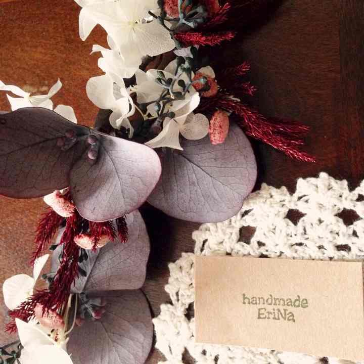 1600円 本物花 葉 髪飾り ユーカリ あじさい 卒業 入学 ブライダル