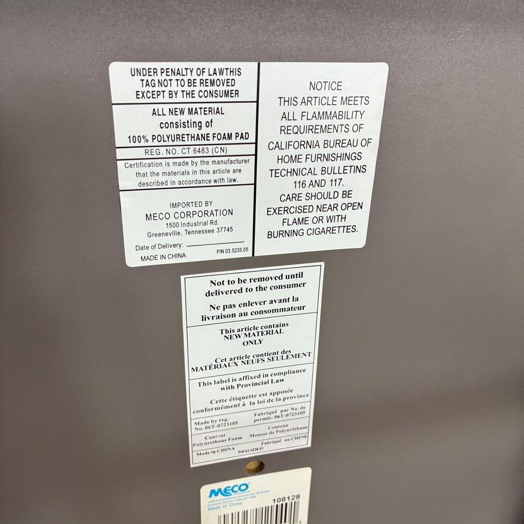 MECO フォールディングチェア　パイプ椅子　折り畳み椅子