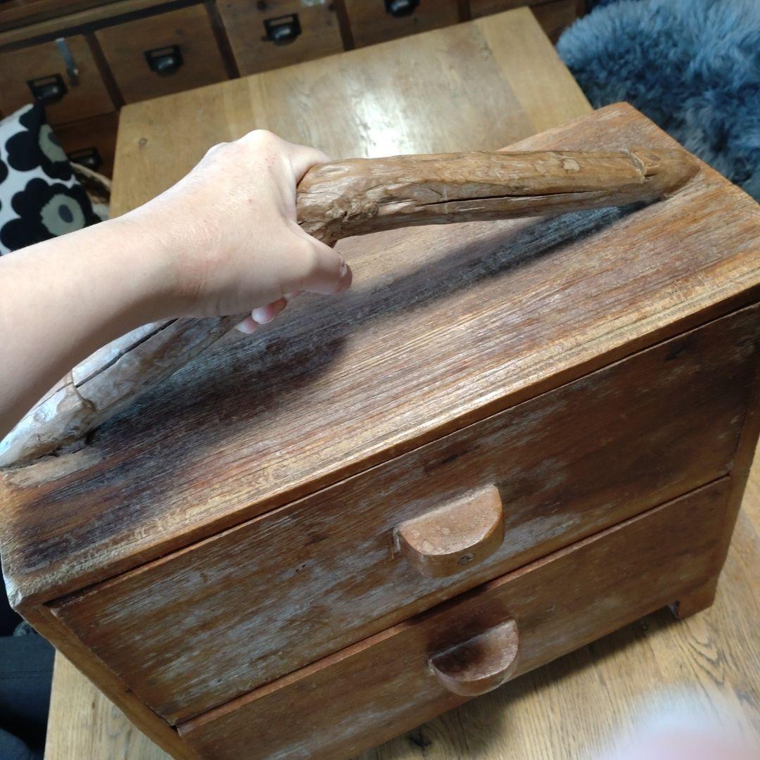 引き出し　小物入れ　古木引き出し
