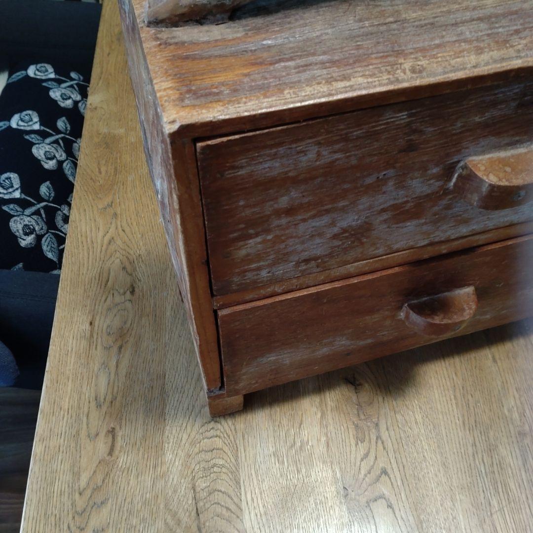 引き出し　小物入れ　古木引き出し